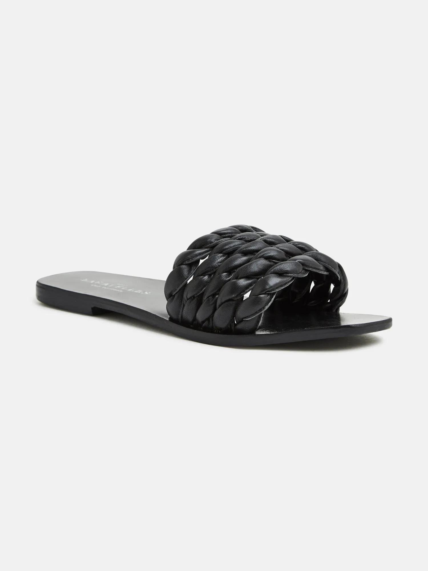 ADELINE Mule neutre en cuir