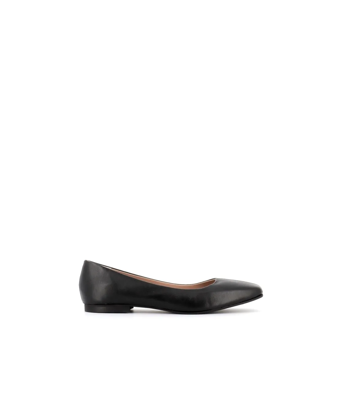 BALLERINE WOLFY CUIR NOIR