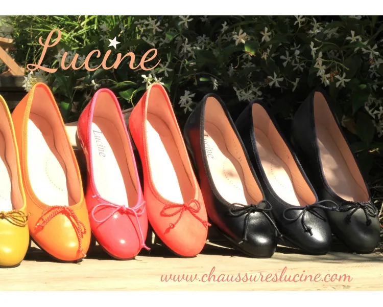 Ballerines cuir GRIS TAUPE