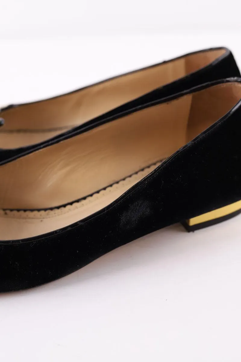 Ballerines en cuir