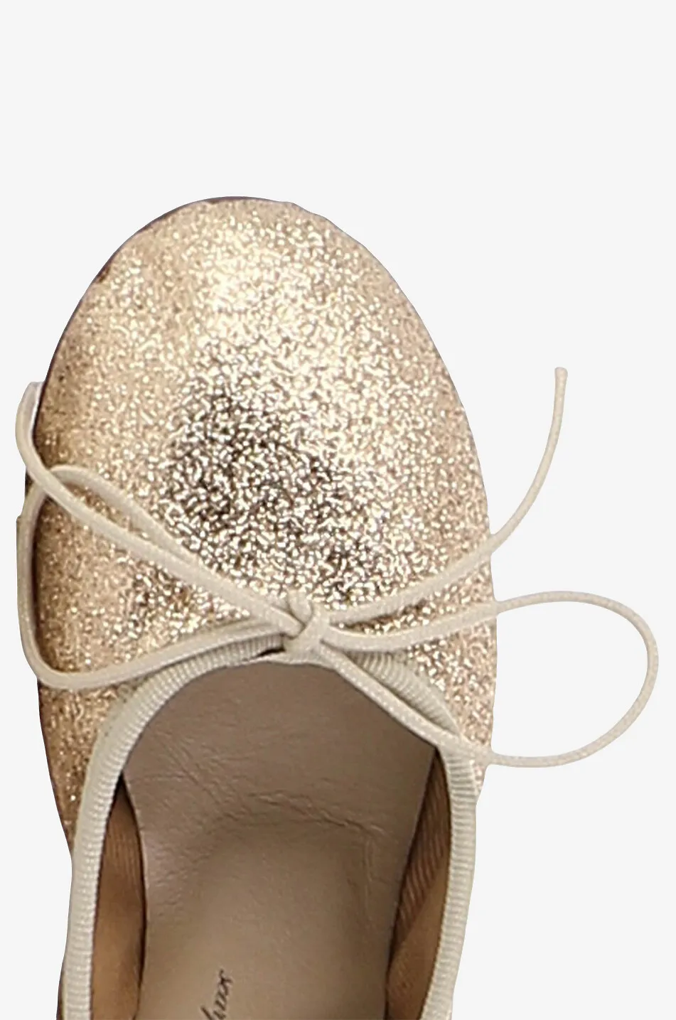 Ballerines en tissu scintillant fille