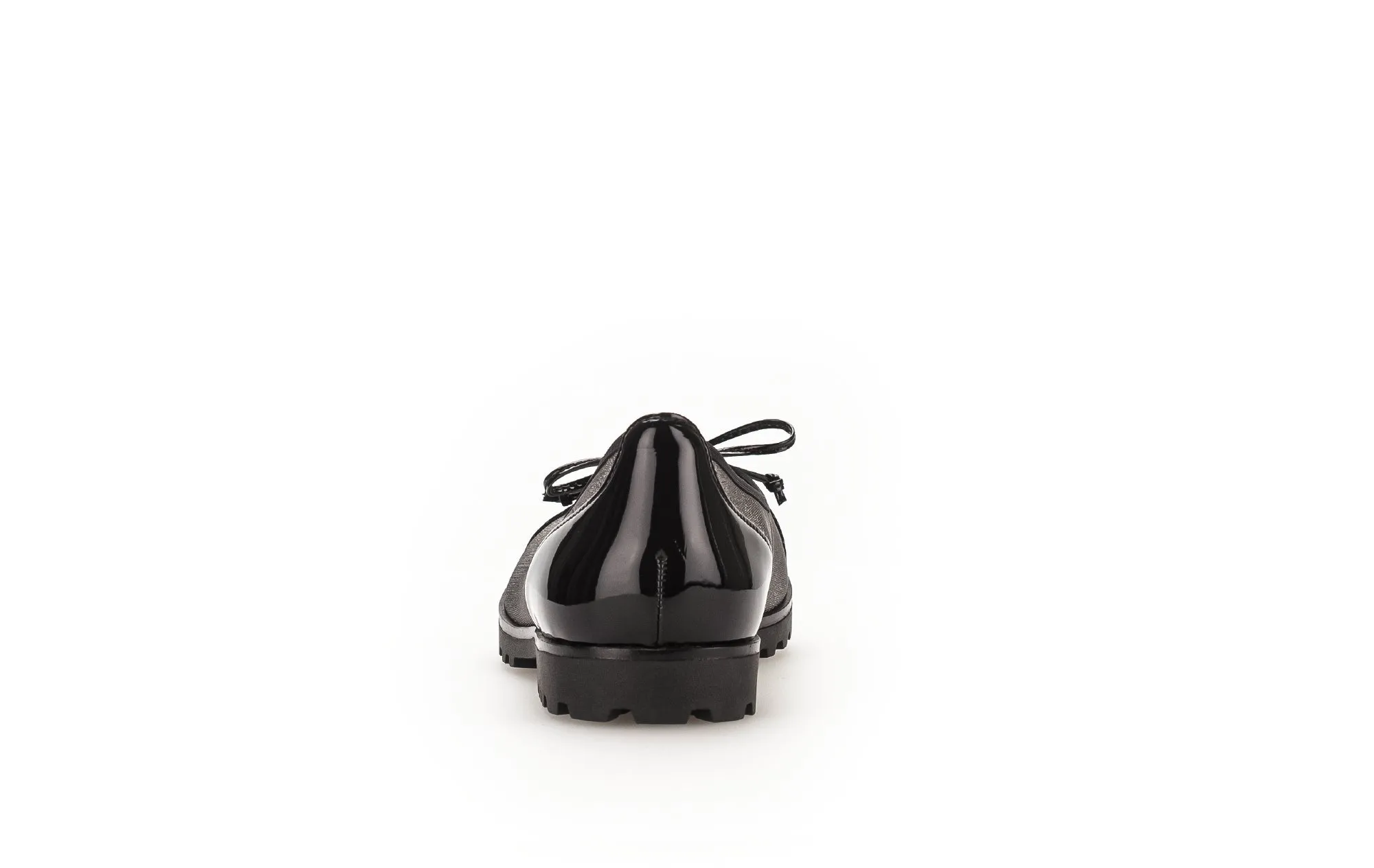 Ballerines grises vernies