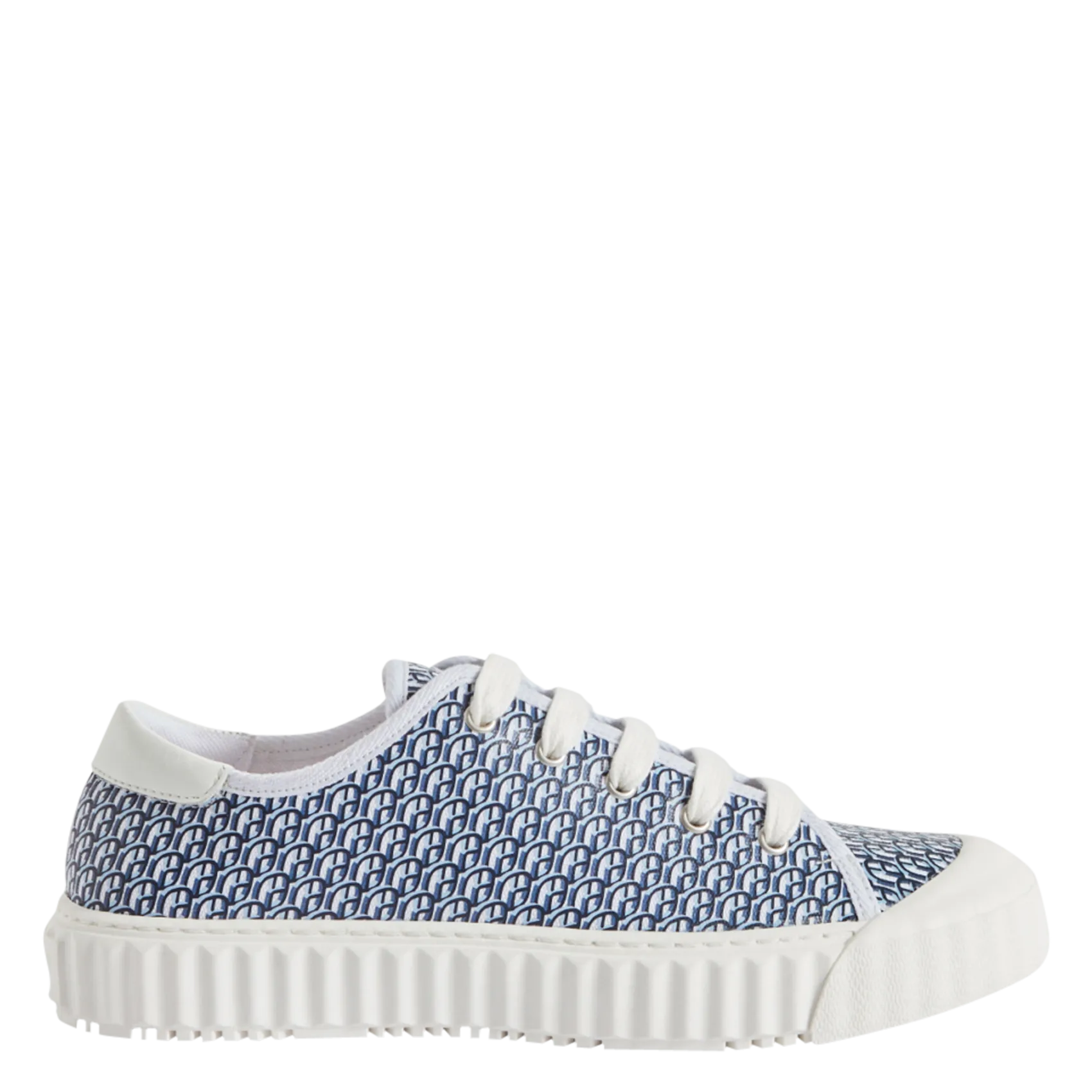 BASKETS BASSES EN TOILE MONOGRAMME - CLAUDIE PIERLOT pour FEMME | Printemps