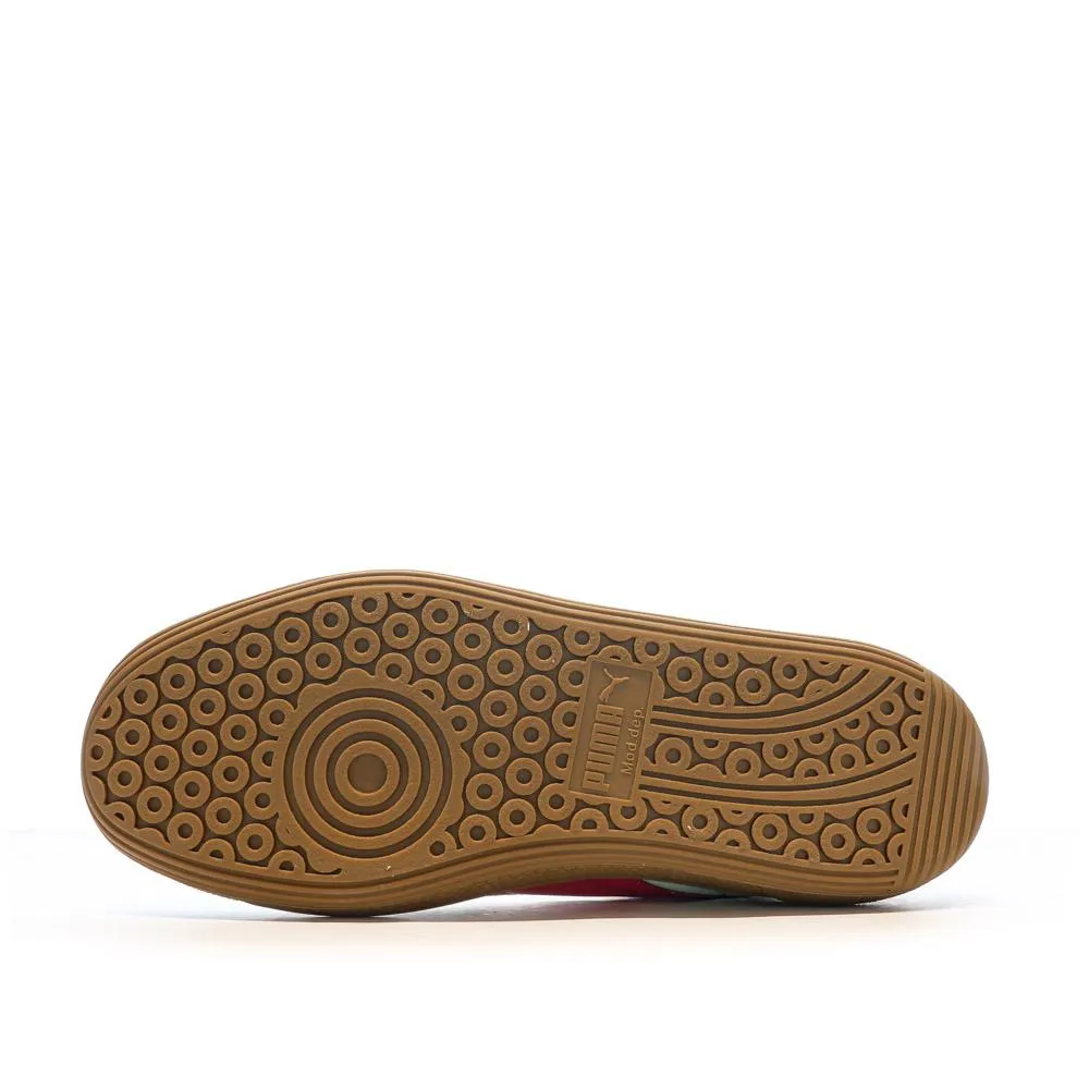 Baskets Verte/Rose Homme Puma Palermo