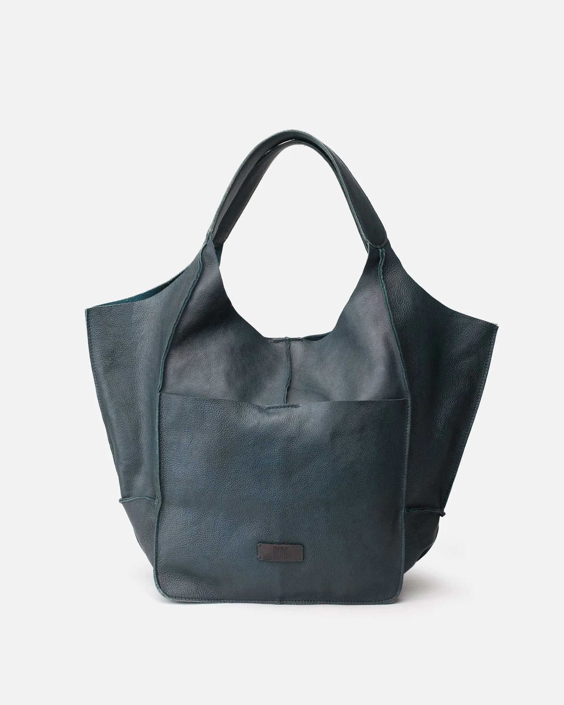 Biba Homer - Grand sac cabas en cuir brut