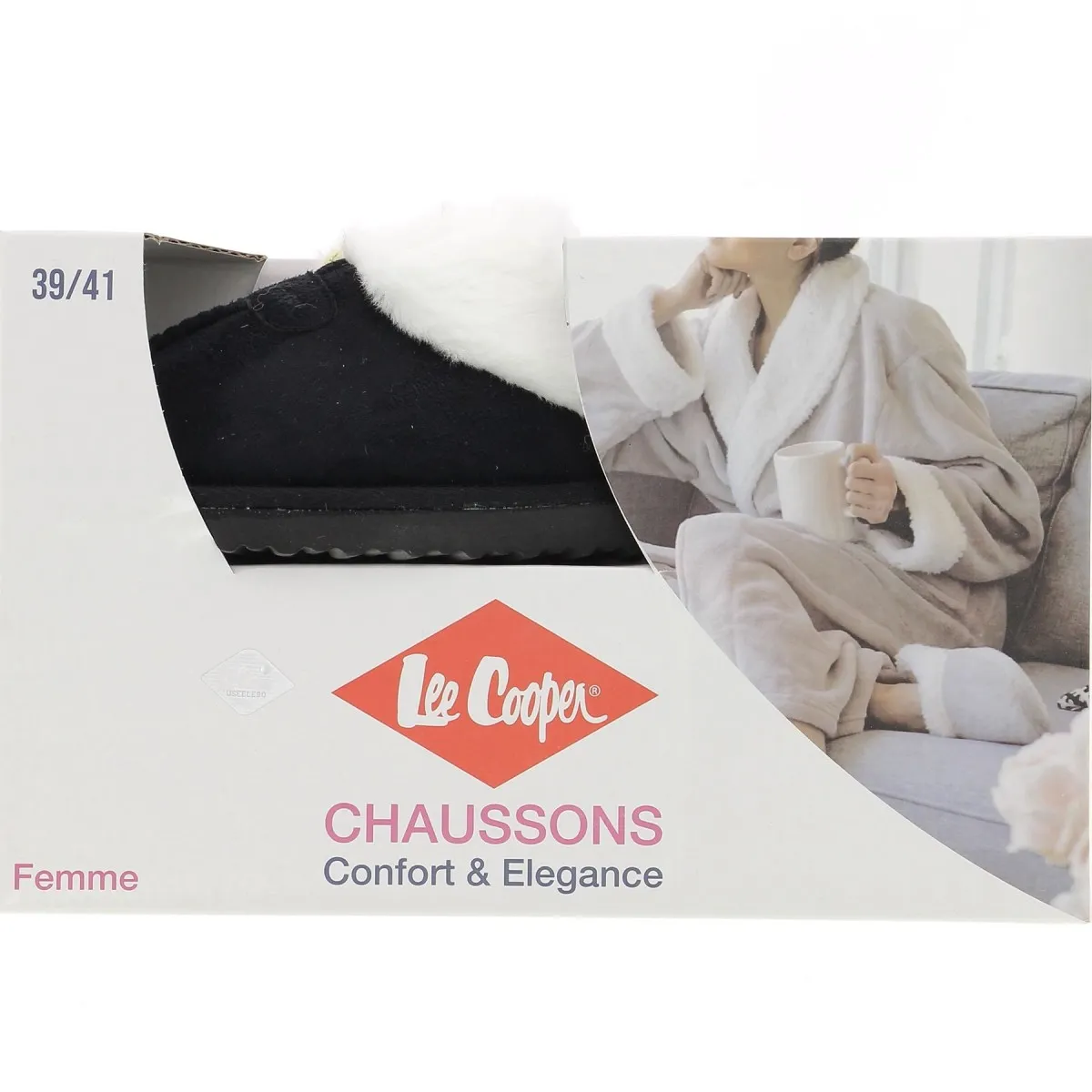 Chaussons fourrés femme LEE COOPER divers coloris 15.90€ - Matière noble