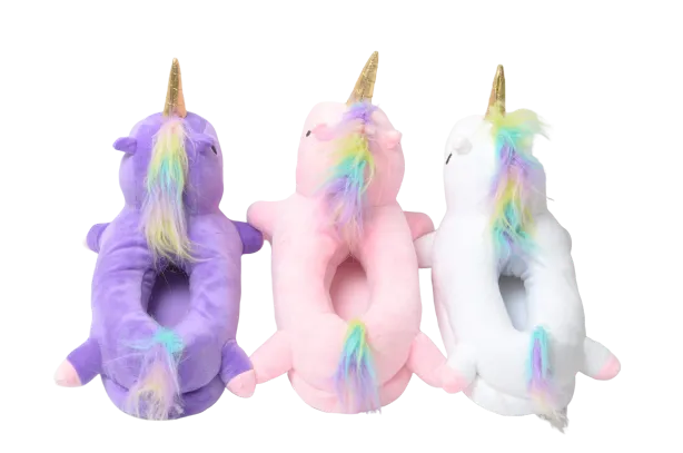 Chaussons Licorne Rose