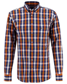 Chemise carreaux minimalistes