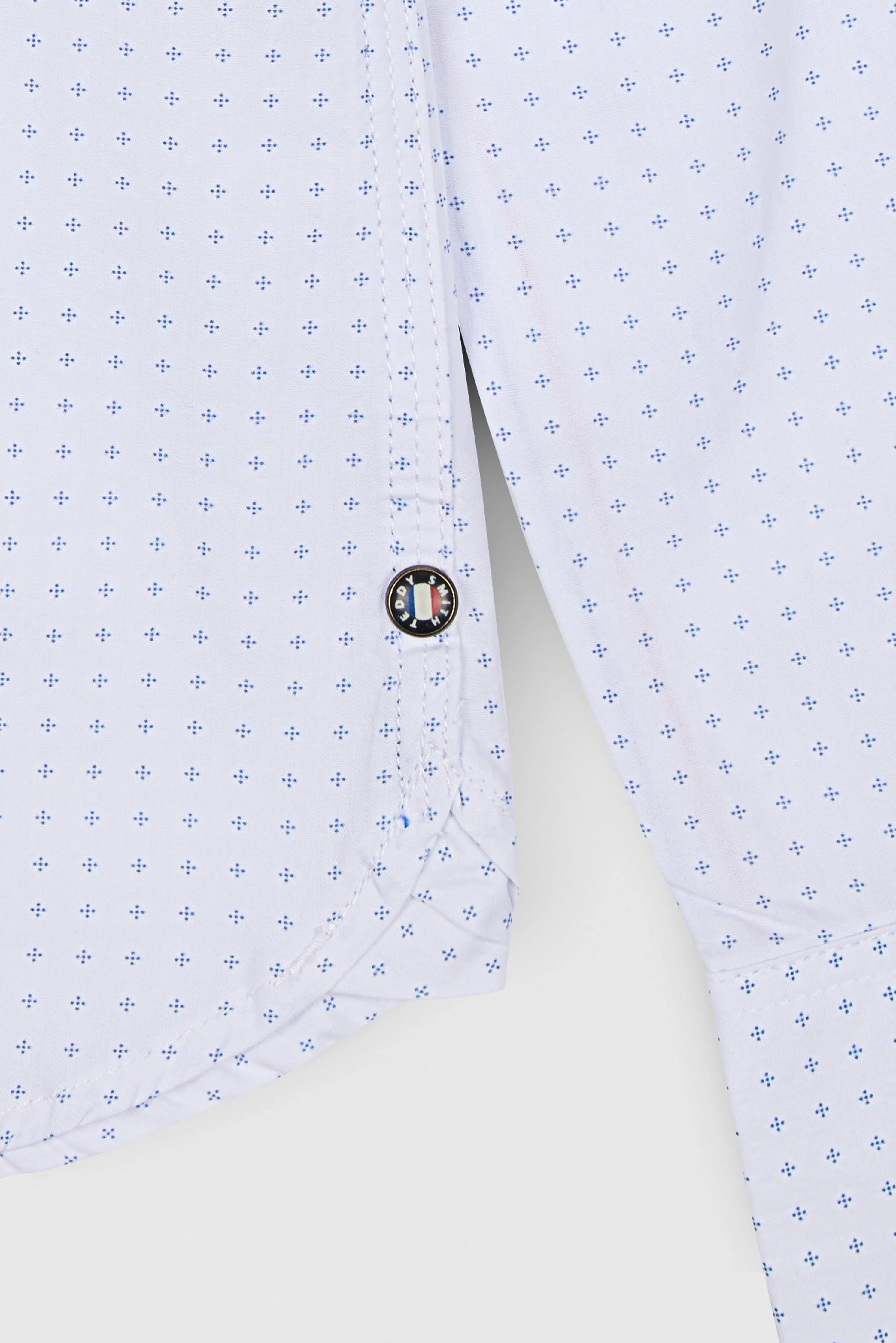 Chemise CARTON ML BLANC/SMALL PRINT