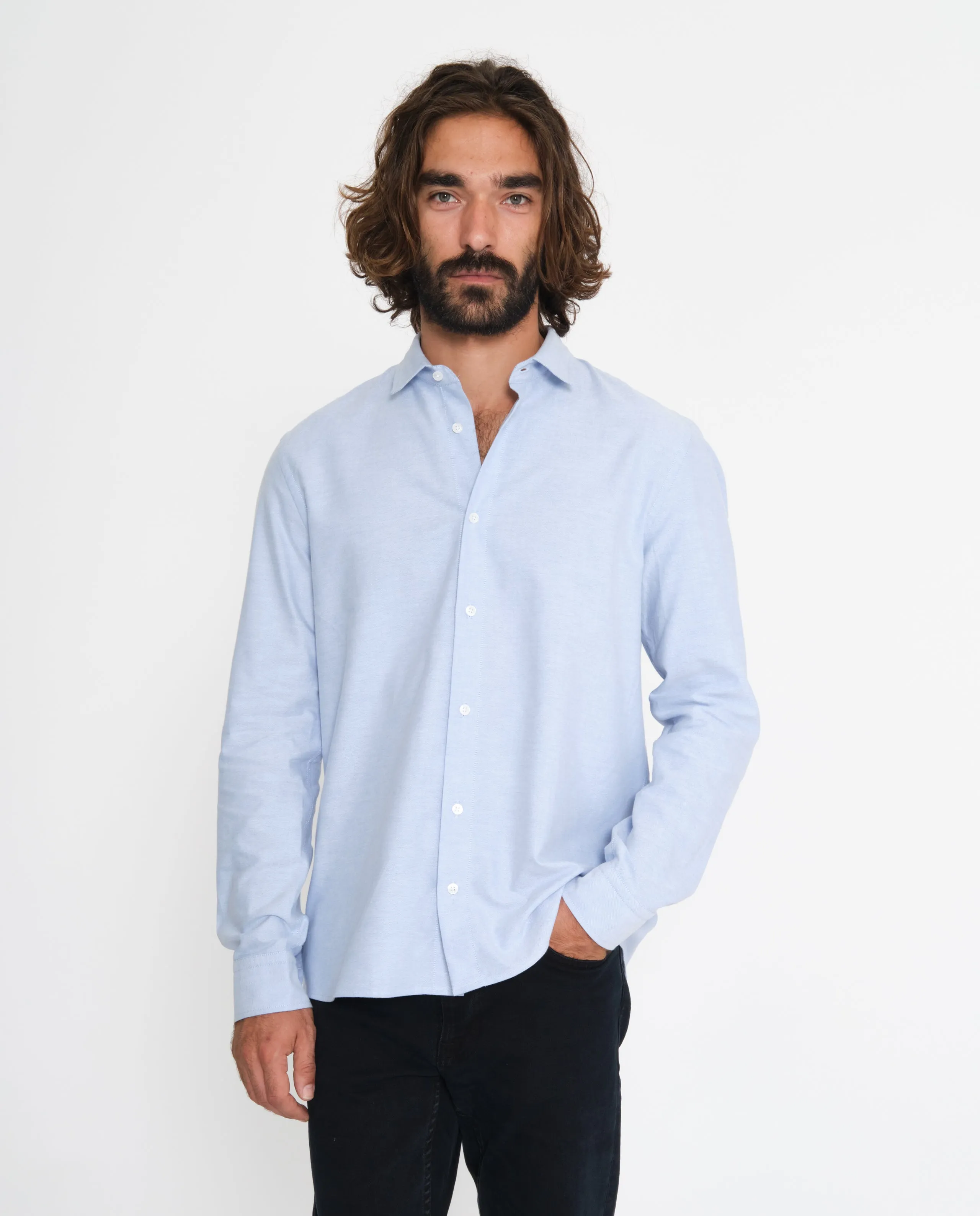 Chemise en popeline de coton bio