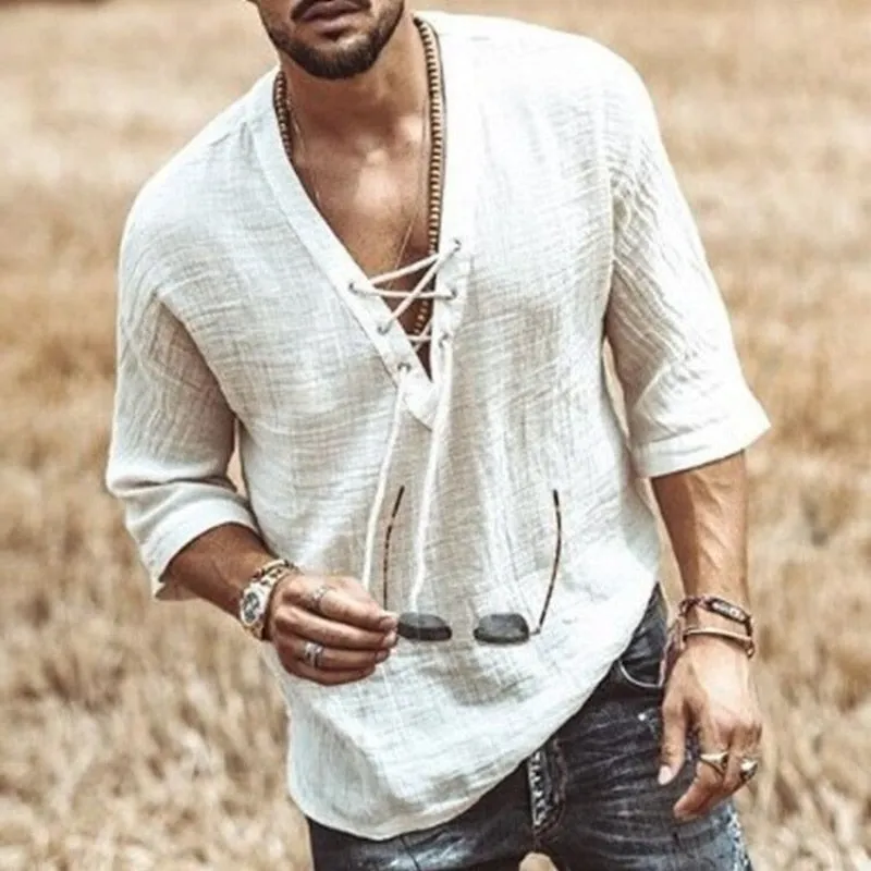 Chemise Hippie Homme Moderne
