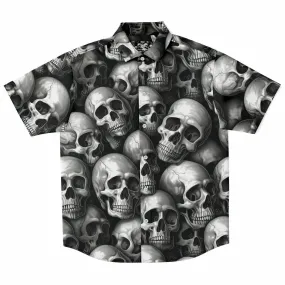 Chemise homme manches courtes - Têtes de morts