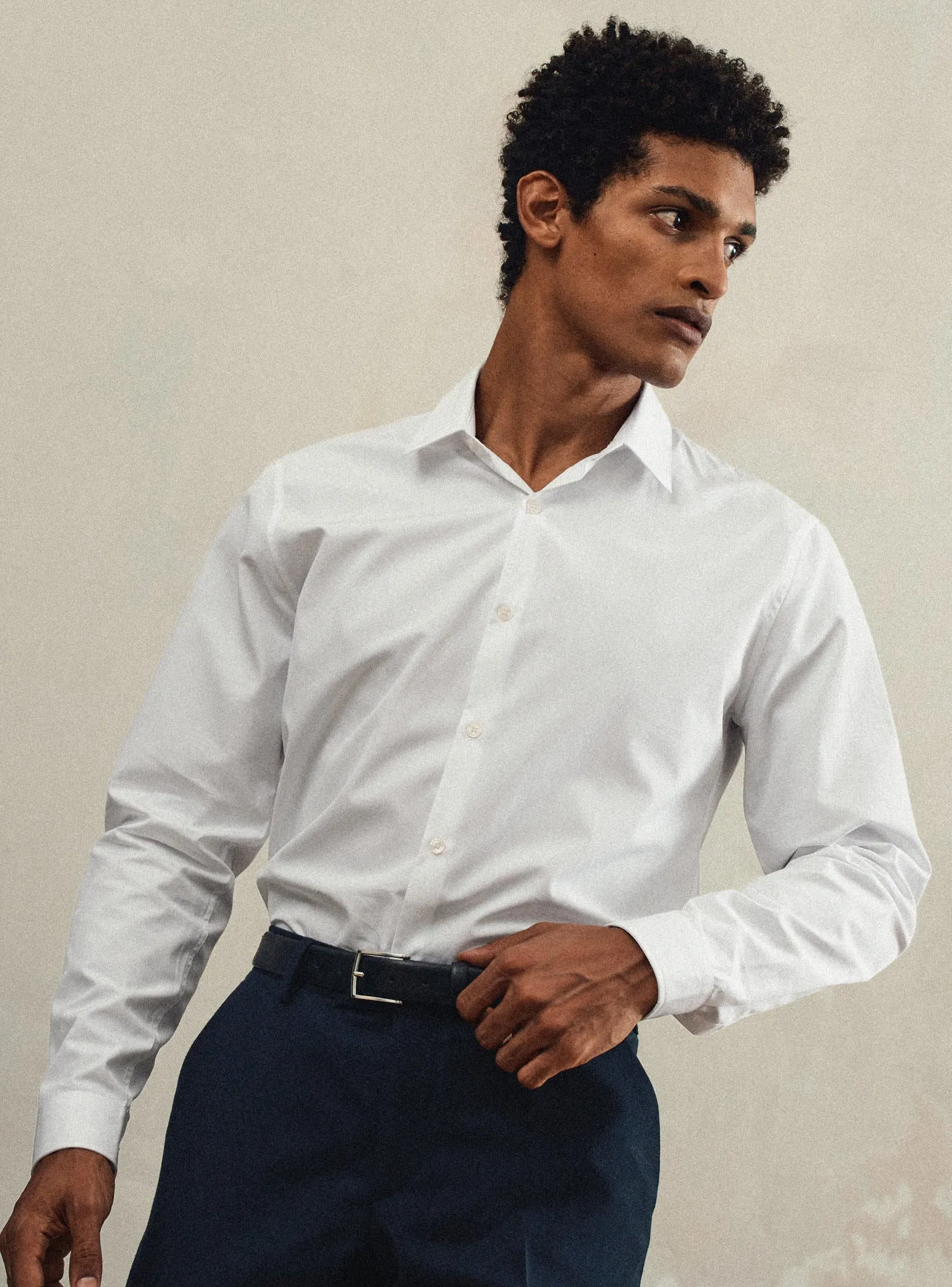Chemise Jay Blanc Popeline