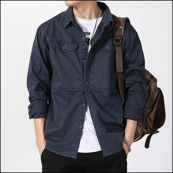 Chemise Militaire Manches Longues