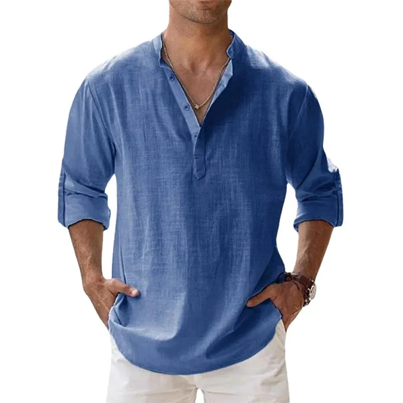 Chemise vasion en Lin & Coton