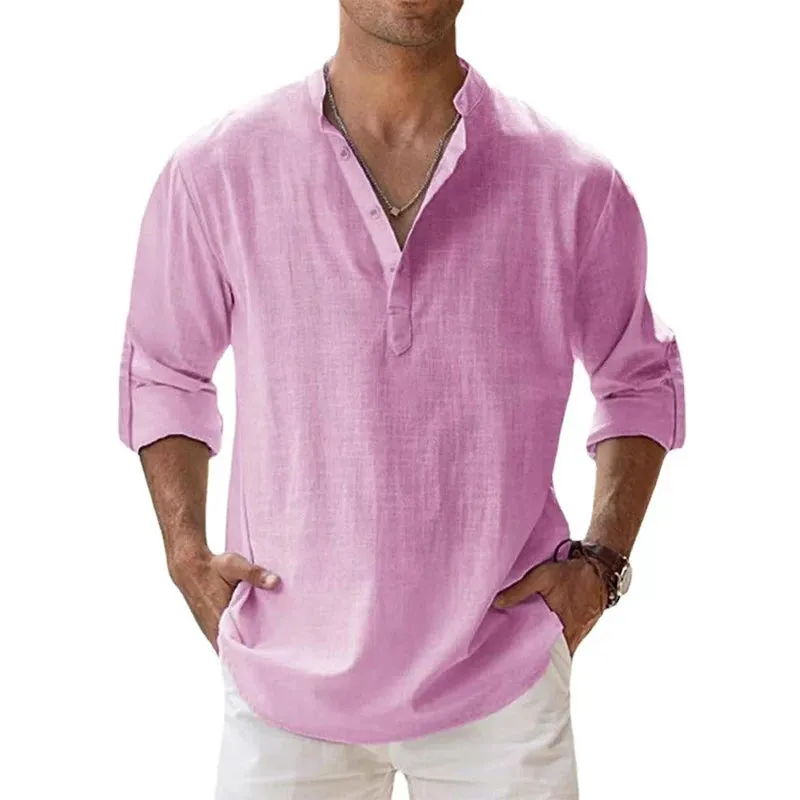 Chemise vasion en Lin & Coton