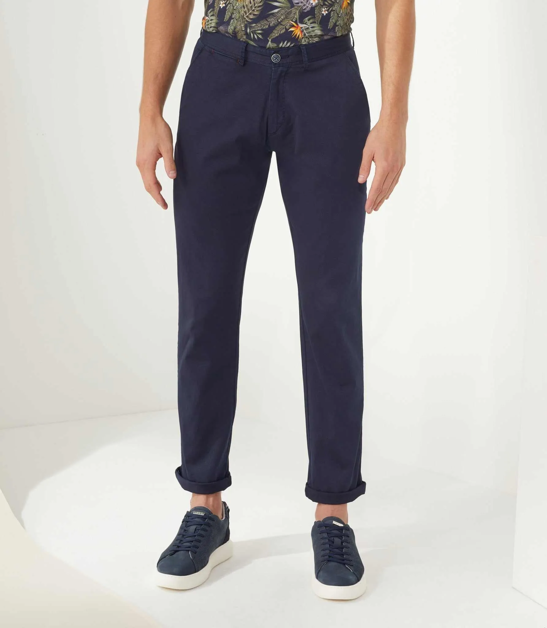 Chino micromotif marine Berline