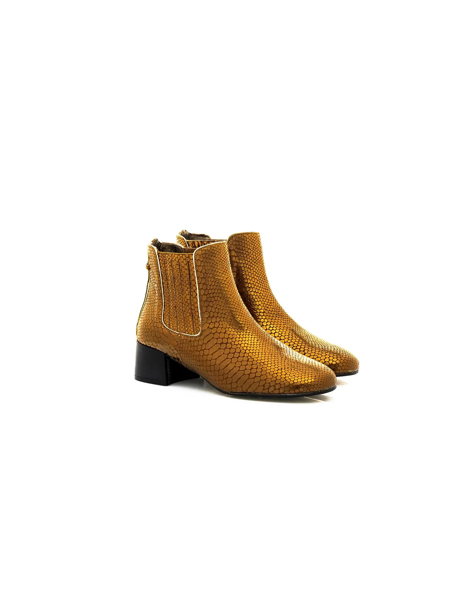 Ecstase - Imprimé Métallisé Bronze
