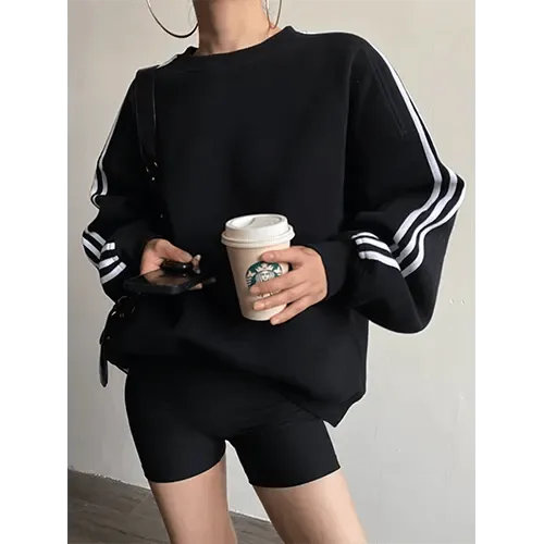 Elisia | Sweat-shirt oversize vintage et décontracté pour femme