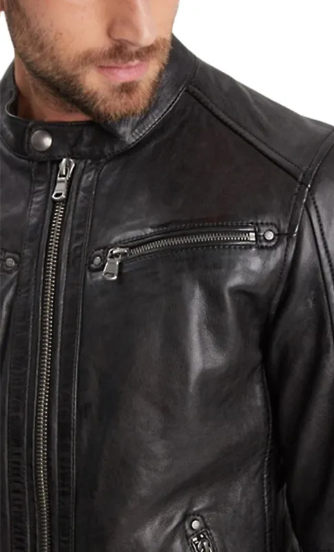 Gafino Blouson cuir Homme Daytona