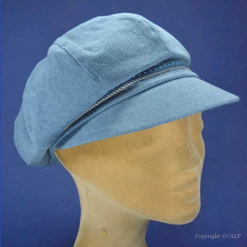 Gavroche en Jean - Achat casquette gavroche en Jean femme