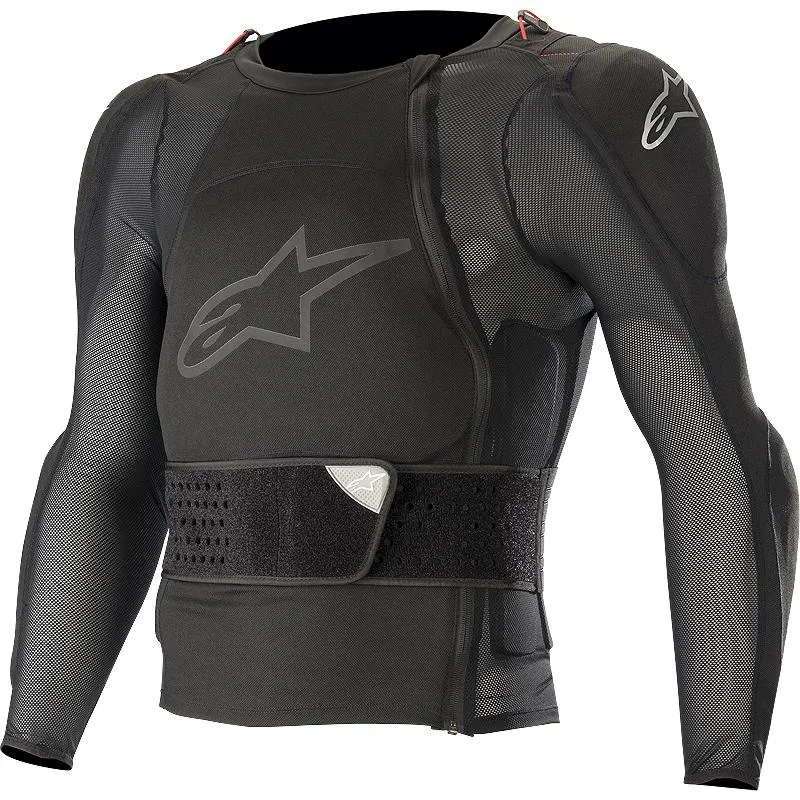 Gilet de protection SEQUENCE LONG SLEEVE ALPINESTARS Noir - MAXXESS.FR, Gilet anatomique