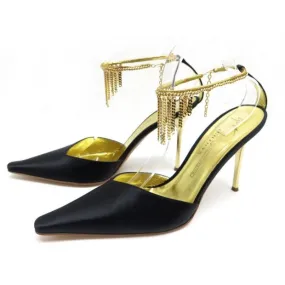 GIUSEPPE ZANOTTI ESCARPINS bora a bride chaine doree pour ichthys - E1507