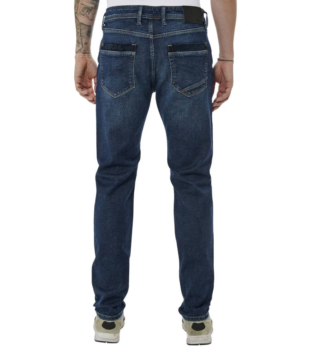 Jean Kaporal Irish indigo délavé