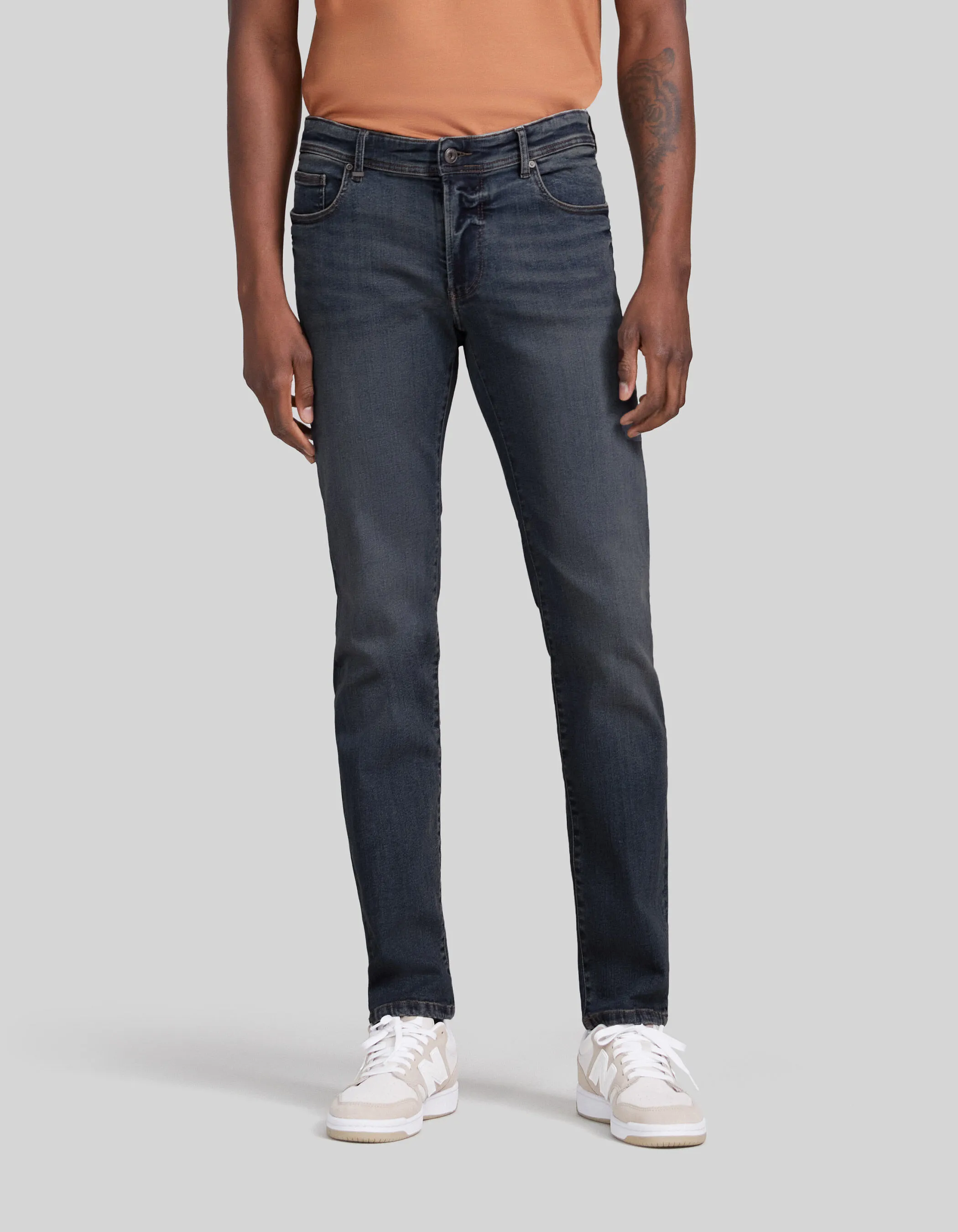 Jean SLIM acier WATERLESS délavage dirty Homme