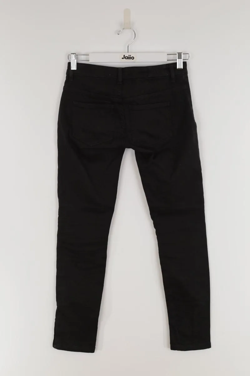 Jean slim en coton  Vanessa Bruno noir. Matière principale coton. Taille 34.
