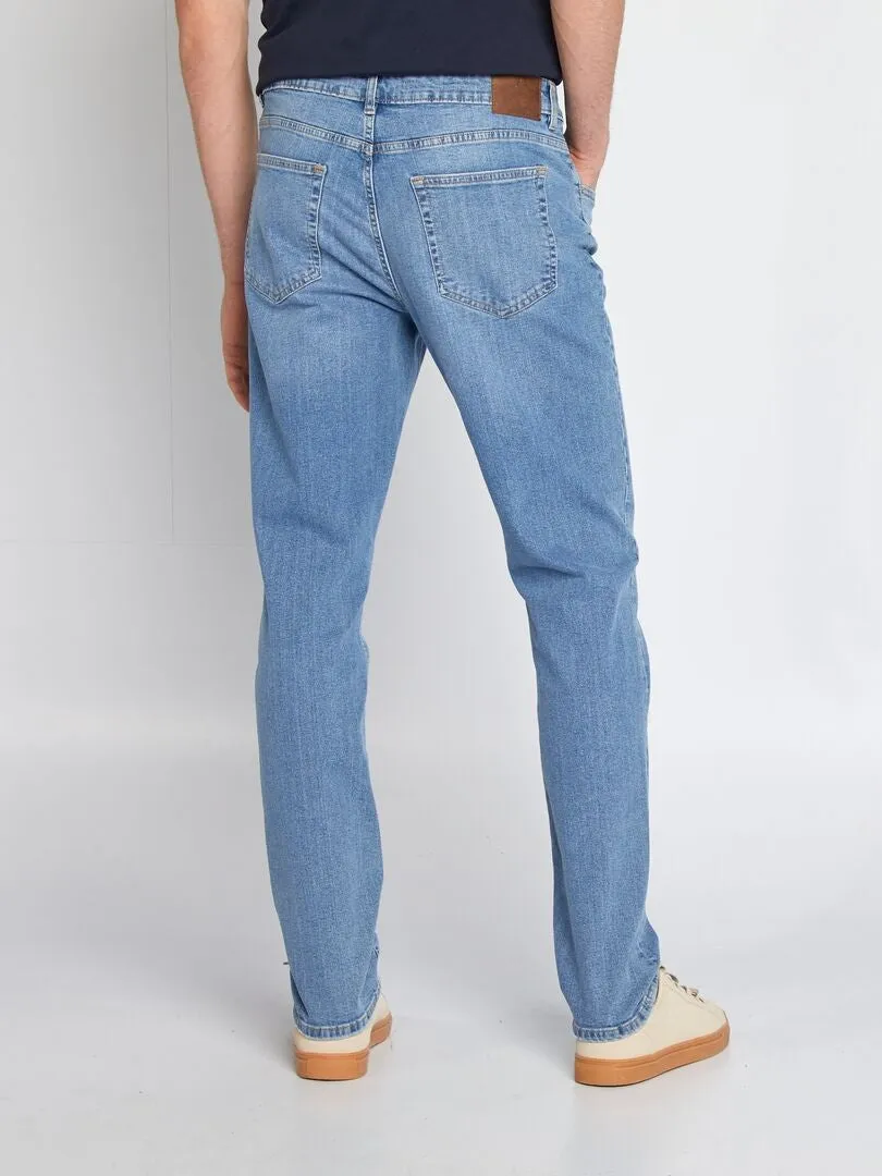 Jean slim fit en coton stretch - L38 - BLEU
