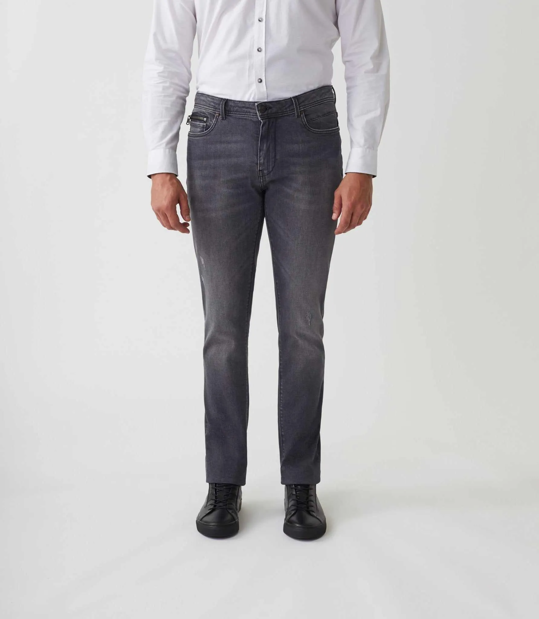 Jean slim gris moyen Lael