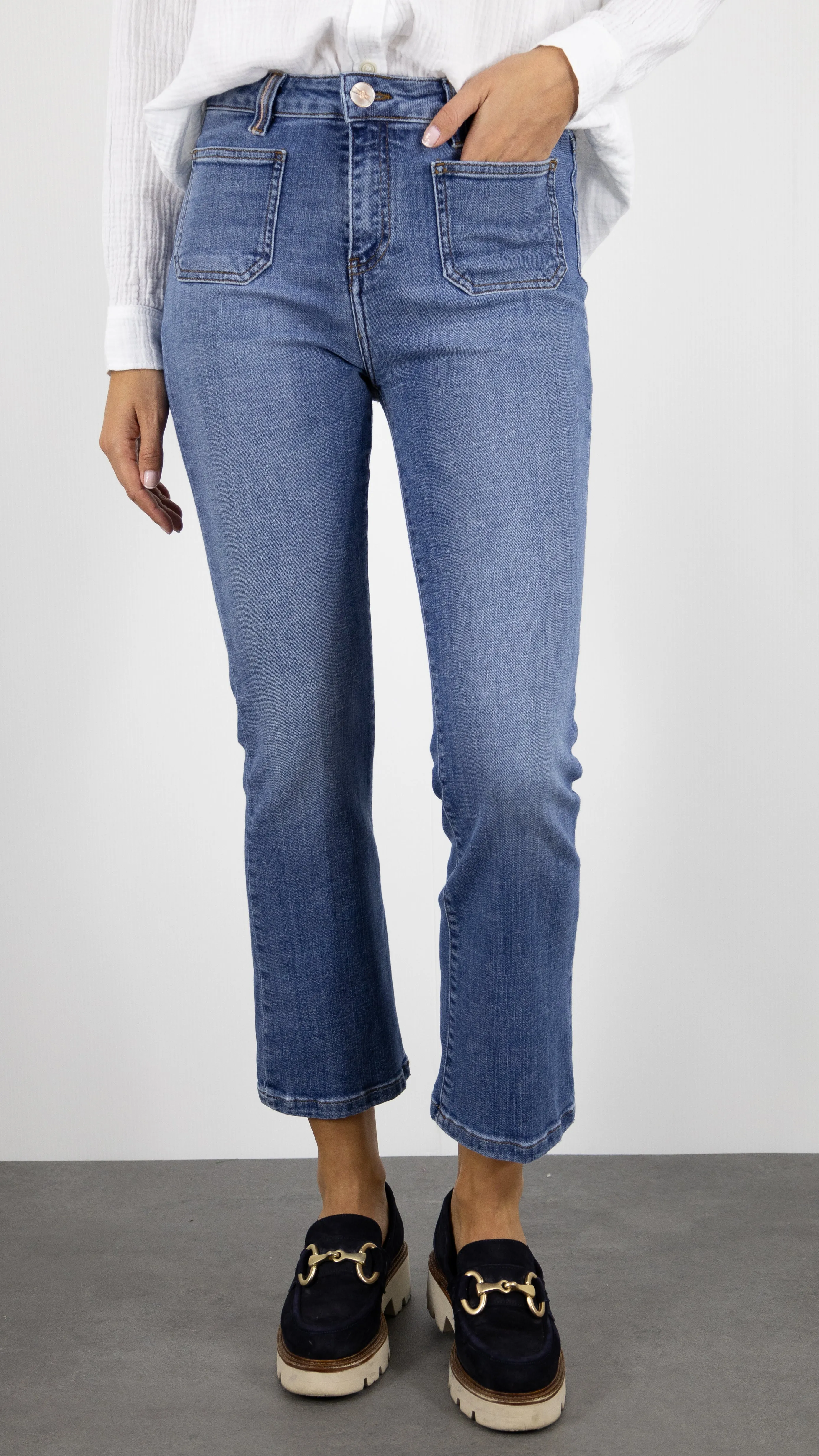 JEANS ISLOW OLIVIA RECYCLED BLUE DENIM