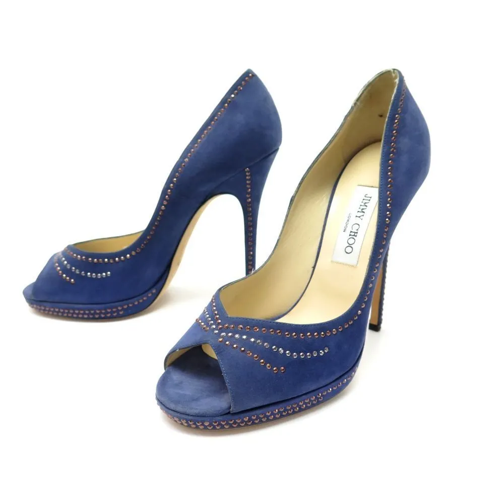 JIMMY CHOO ESCARPINS bouts ouverts cloute a talons