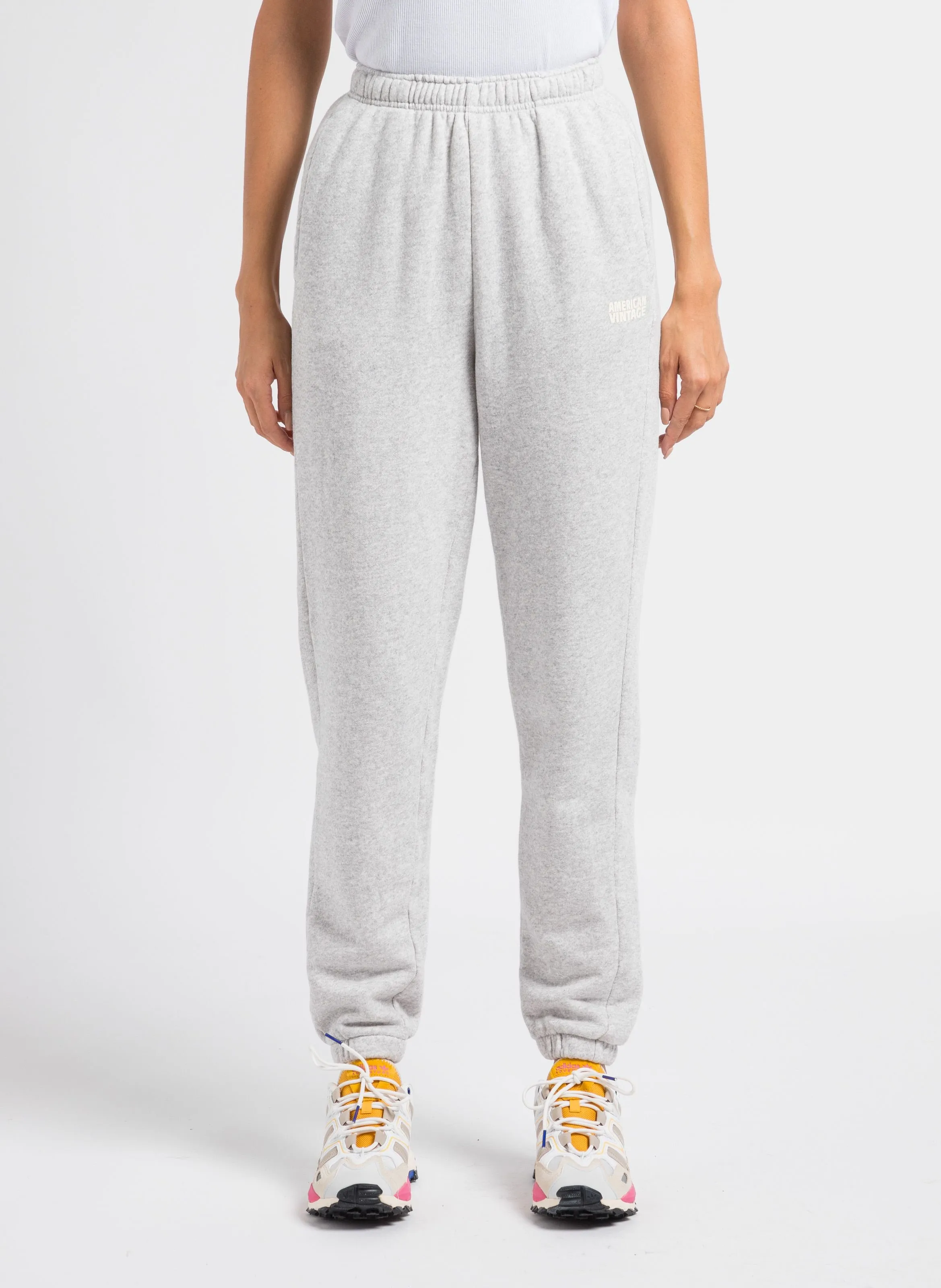 JOGGING TAILLE HAUTE EN COTON KODYTOWN - AMERICAN VINTAGE pour FEMME | Printemps