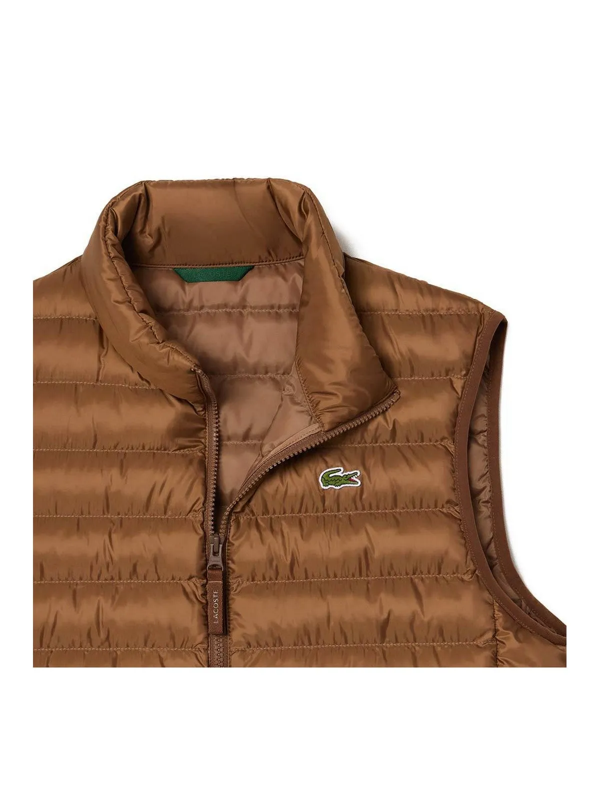 LACOSTE Gilet Homme BH2886 SIX Marron