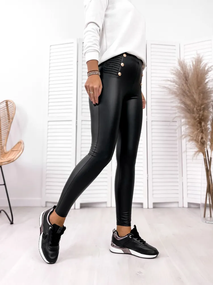 LEGGING HEARTBEAT NOIR