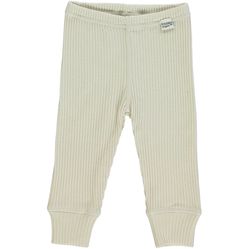 LEGGINGS BASILIC CÔTELÉ Almond Milk