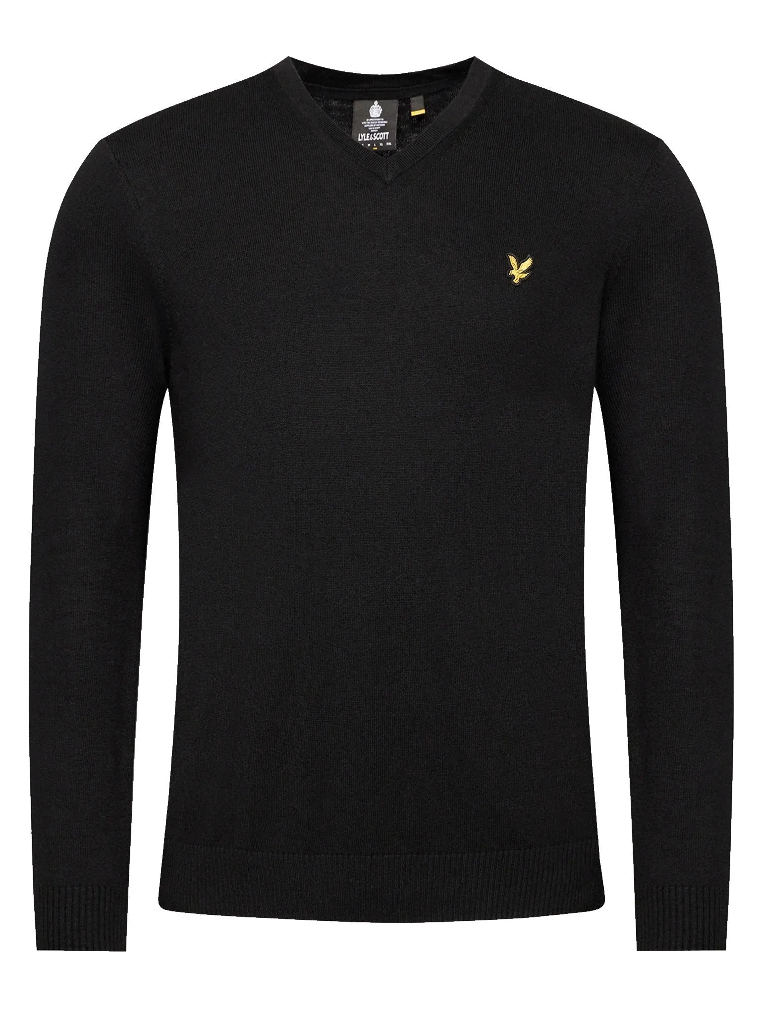 LYLE & SCOTT PULL COL V Noir