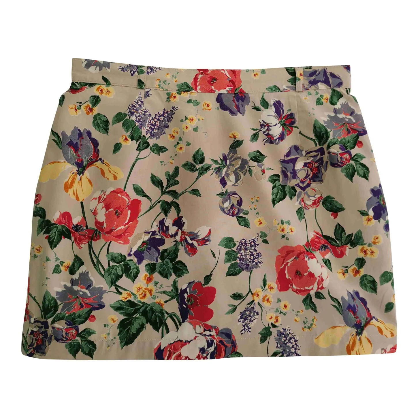 Mini-jupe en coton