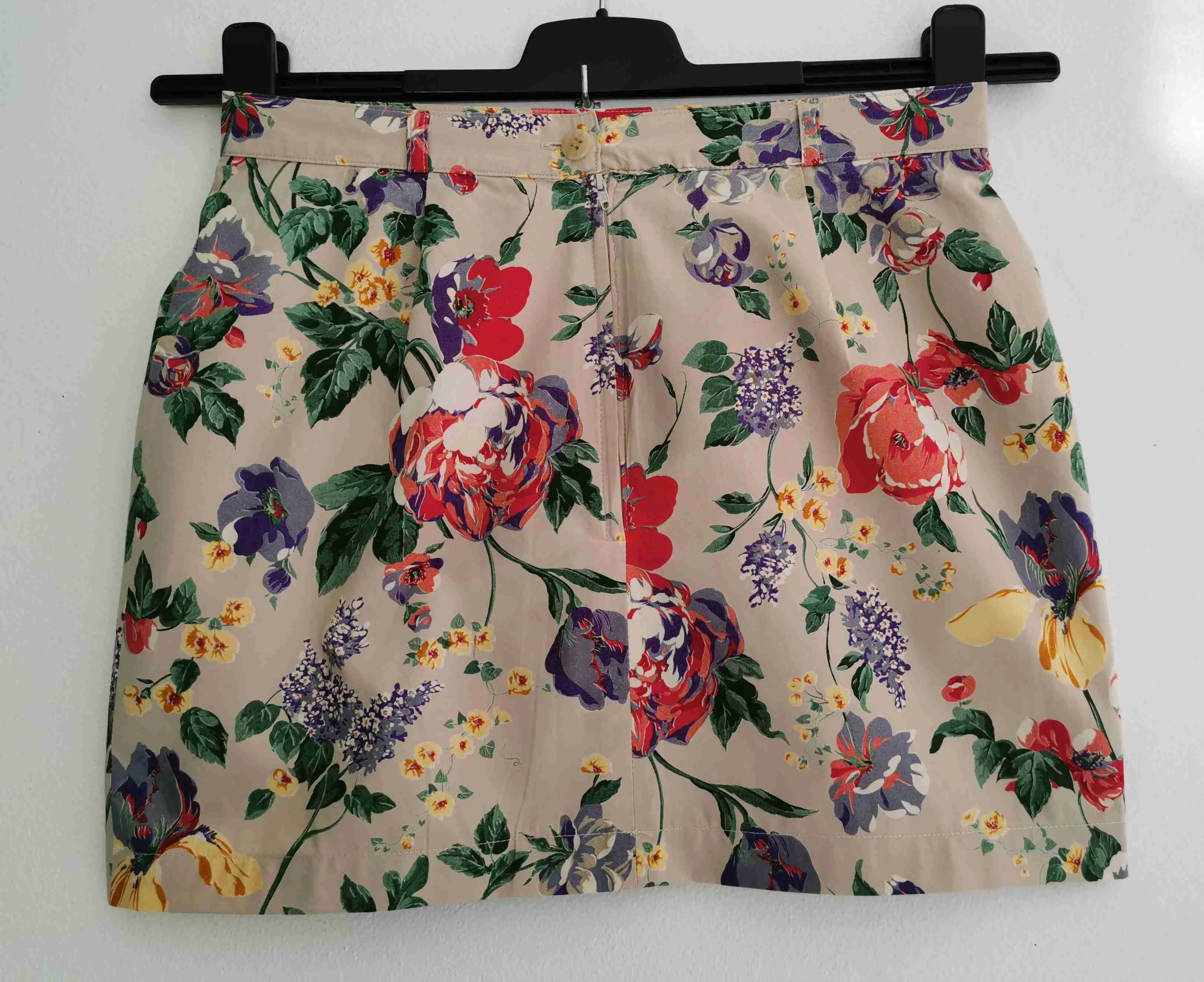 Mini-jupe en coton
