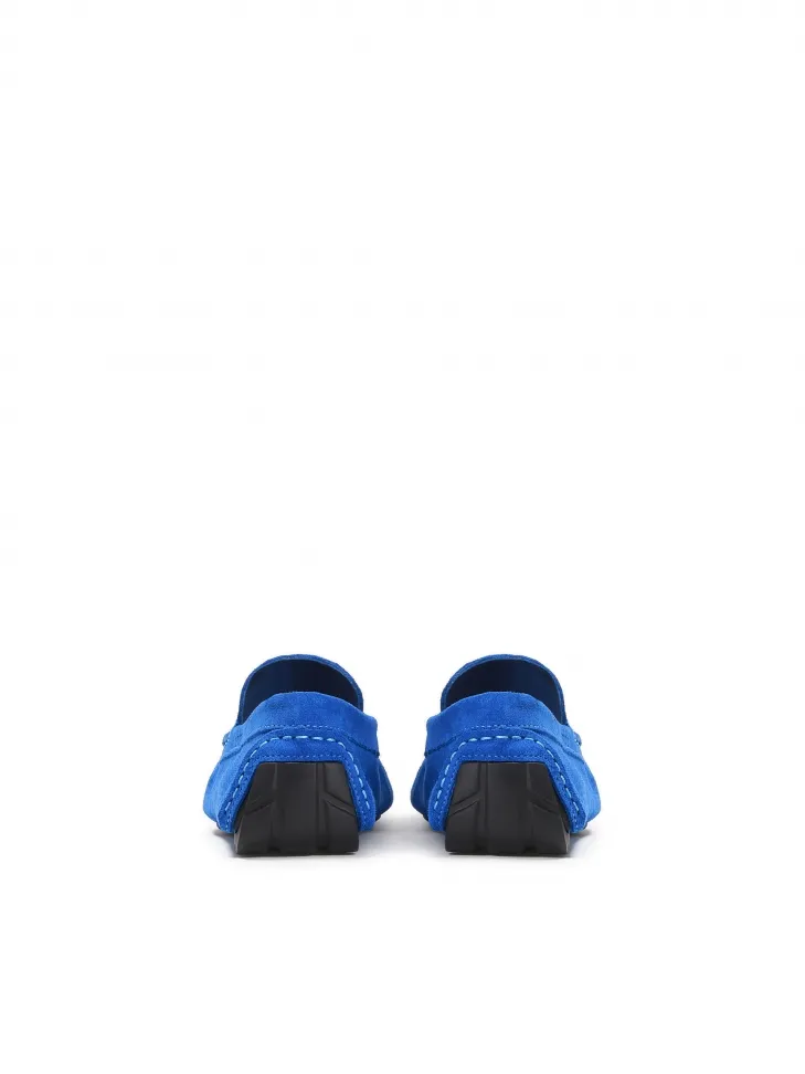 Mocassins bleus pour hommes