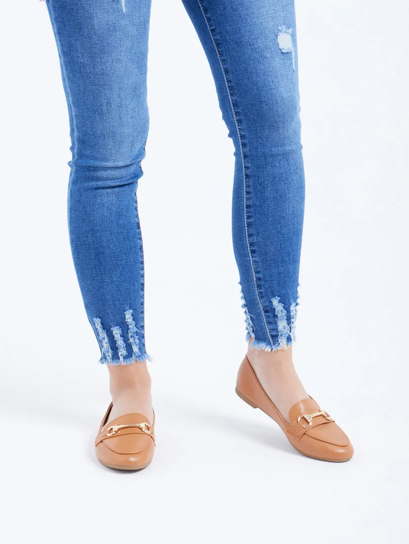 Mocassins boucles mors