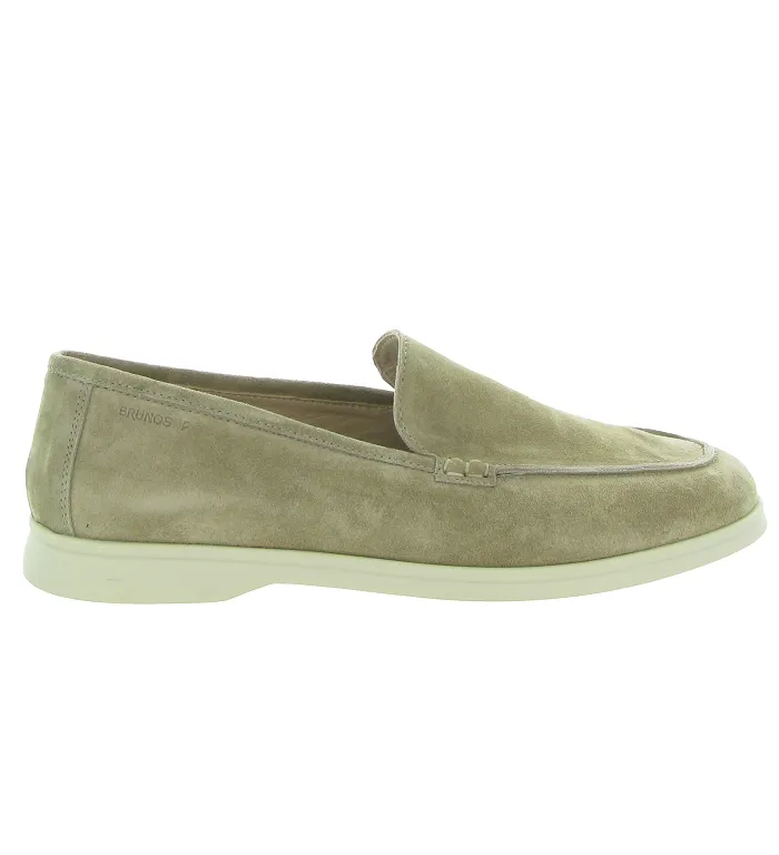 mocassins - Elégant - homme - Nubuck - Gris - Brunos