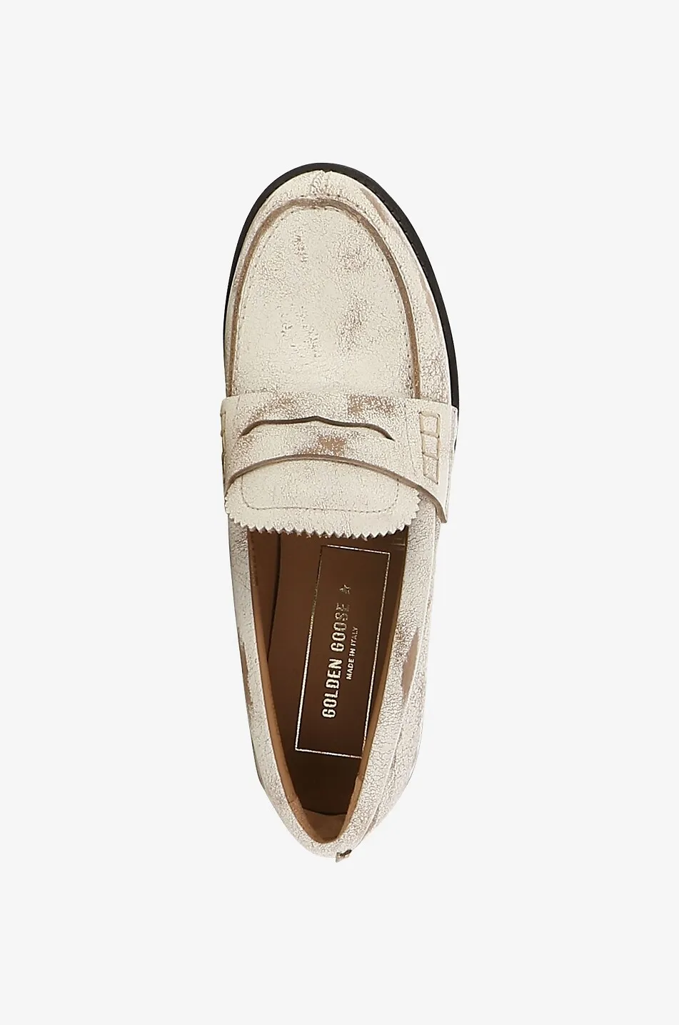 Mocassins en cuir vieilli Jerry
