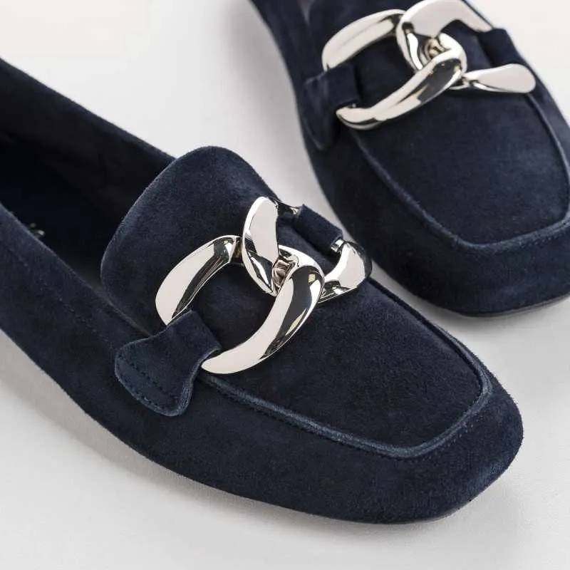 MOCASSINS HASTER CUIR VELOURS