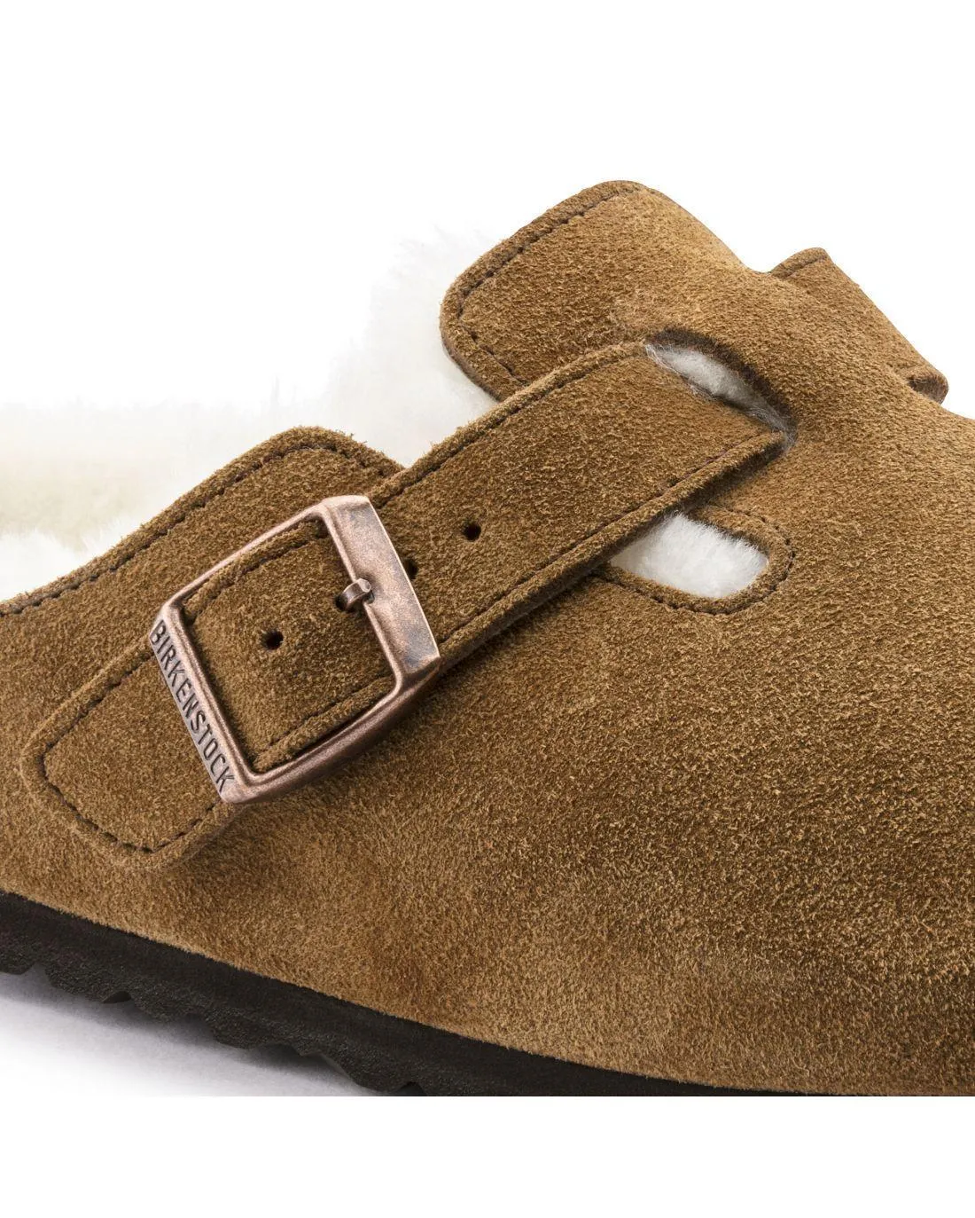MULES BOSTON FOURRURE MINK - Birkenstock | Chez Maman Rouen
