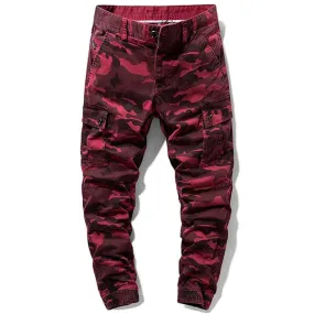 Pantalon Camouflage Rouge Homme