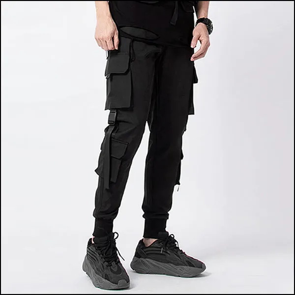 Pantalon Cargo Noir Militaire