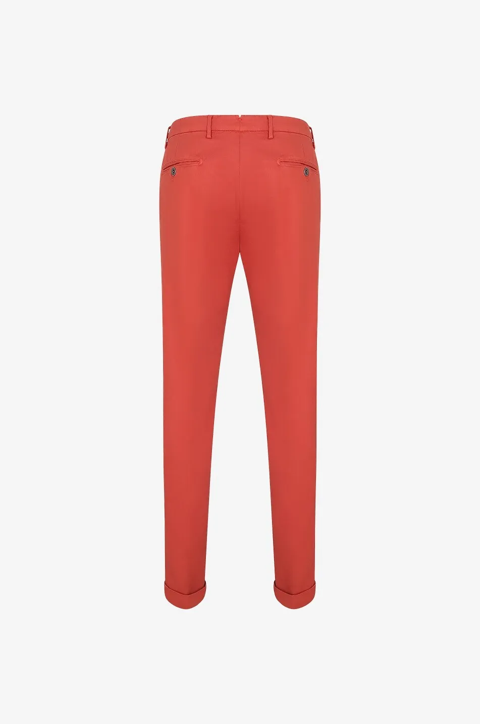 Pantalon chino en coton et lin